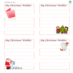 Christmas Wish List gratis en premium templates