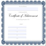 template topic preview image Certificate Of Achievement