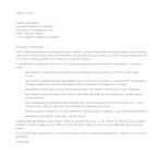 Financial Cover Letter gratis en premium templates