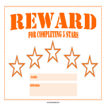 Printable Reward Chart gratis en premium templates