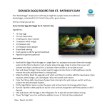 template preview imageDevil Eggs Recipe for St. Patricksday