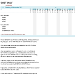 Gantt Chart Template edit gratis en premium templates