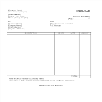 template topic preview image Hourly Service Invoice Word