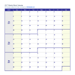 template topic preview image Printable Custom Weekly Calendar