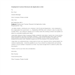 Employment Contract Renewal Job Application Letter gratis en premium templates