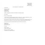 Acknowledgement Of A Resignation Letter Sample gratis en premium templates