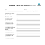 template topic preview image IT Onderhoudschecklist