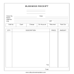 template topic preview image Business Receipt