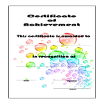 Certificate Of Achievement example gratis en premium templates