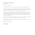 Job Application Letter for Library Assistant gratis en premium templates