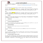 image Loan Agreement Template borrower and lender