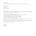 Server Job Cover letter gratis en premium templates