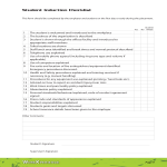 template topic preview image Student Induction Checklist