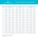 Printable Vacation Planning Weekly Calendar gratis en premium templates