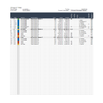 Gantt Chart Template worksheet gratis en premium templates