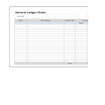 Ledger Paper gratis en premium templates