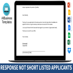template topic preview image Candidate Rejection Email