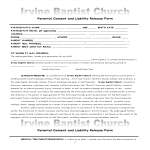 template topic preview image Parental Consent And Liability Release Form