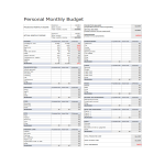 Budget Template in MS Excel gratis en premium templates