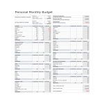 template topic preview image Budget Template in MS Excel