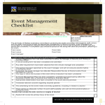 Event Management Checklist gratis en premium templates