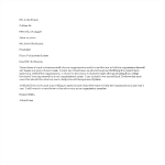 Farewell Letter To Organization gratis en premium templates