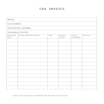 Sample Tax Invoice gratis en premium templates