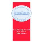 Youth Leadership Award gratis en premium templates