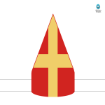 Dutch Saint Nicholas miter template gratis en premium templates