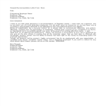 Sample Recommendation Letter From Boss gratis en premium templates