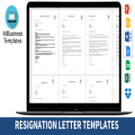 template preview imageResignation Email Sample