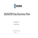 template preview image90 Day Business Plan