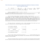 Non Disclosure Commission Agreement gratis en premium templates