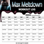 Daily Workout Log gratis en premium templates