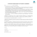 Copyright Infringement Settlement Agreement gratis en premium templates
