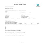 Medical Intake Form gratis en premium templates