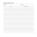 template topic preview image Work Potluck Sign Up Sheet