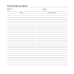 Work Potluck Sign Up Sheet gratis en premium templates