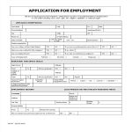 Generic Work Application Sample gratis en premium templates
