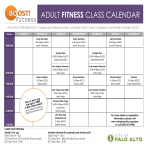 Adult Fitness Calendar gratis en premium templates