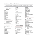 template topic preview image Packing For College Checklist