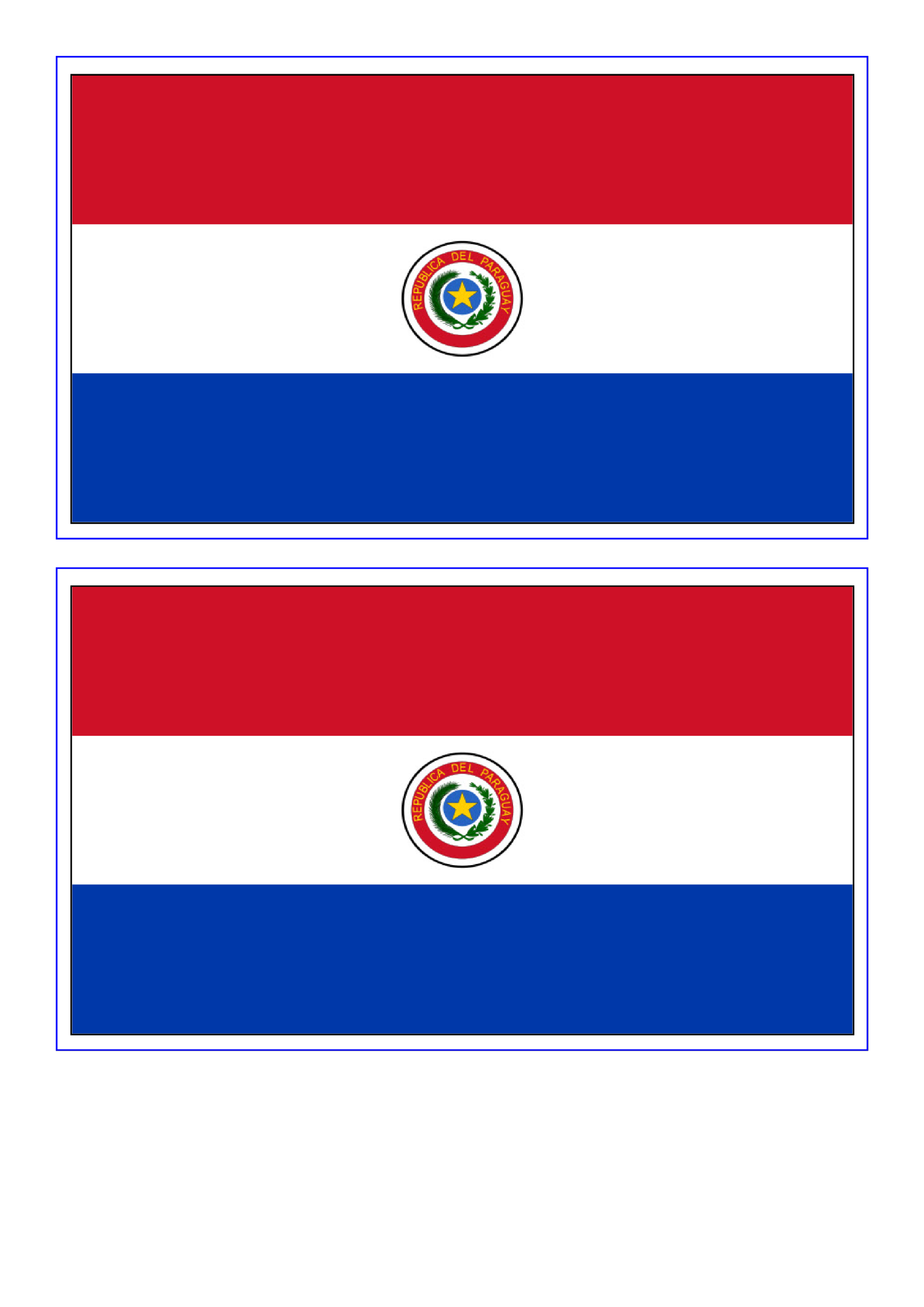 Paraguay Flag gratis en premium templates