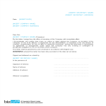 template topic preview image Corporate Secretary Resignation Letter Word