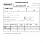 Company Employee Application Form gratis en premium templates