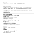 template topic preview image Executive Managing Director Resume