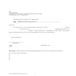 Blank Job Application Letter gratis en premium templates