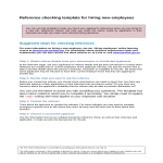 Reference Check Form Sample gratis en premium templates