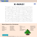 Vorschaubild der VorlageChristmas Word Search