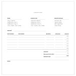 Vorschaubild der VorlageBlank Bakery Invoice