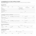 Commercial Office Lease Application Form gratis en premium templates